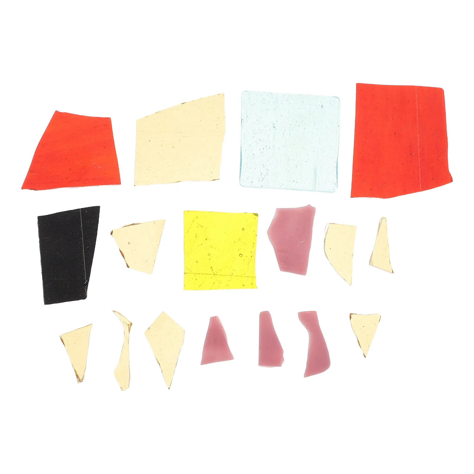 1Pack Fused Glass Kiln Batch Iridescent Mixed Color Small Pieces DIY Crafts Microwave Kiln Compatible Starter Kit for Glass