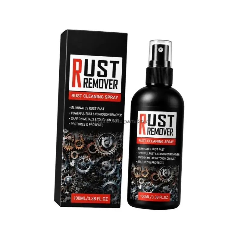 100 Metal Rust Cleaner with Pump Application for Cleaning Rust on Screws, Tools, Joints, and General Hardware