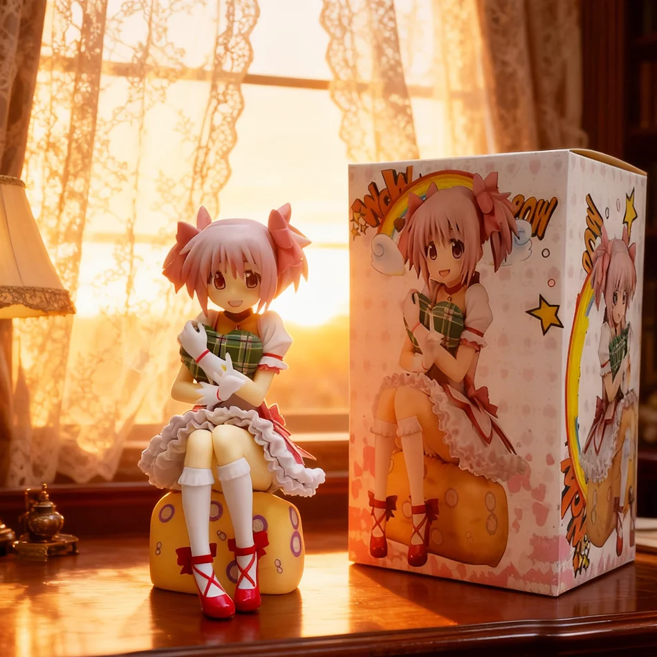 Anime Magikano 14cm Puella Magi Madoka Magica Figur PVC-Modell Puppe Desktop-Dekoration Actionfigur Sammelspielzeug Kindergeschenke – Detail 1
