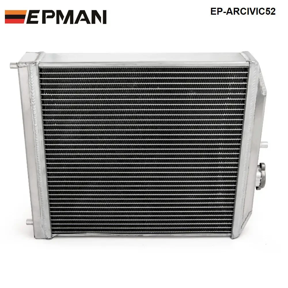 High performance Jdm 3 Row Racing Aluminum Radiator For Honda Civic EK EG DEl Sol Manual 52MM EP-ARCIVIC52