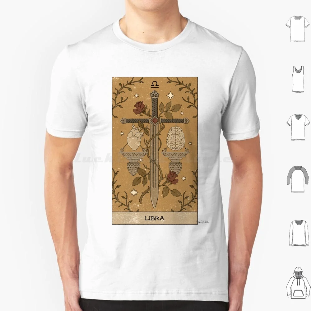 Libra T Shirt Big Size 100% Cotton Astrology Astrological Astrological Signs Zodiac Zodiac Signs Zodiac Sign Horoscope Tarot