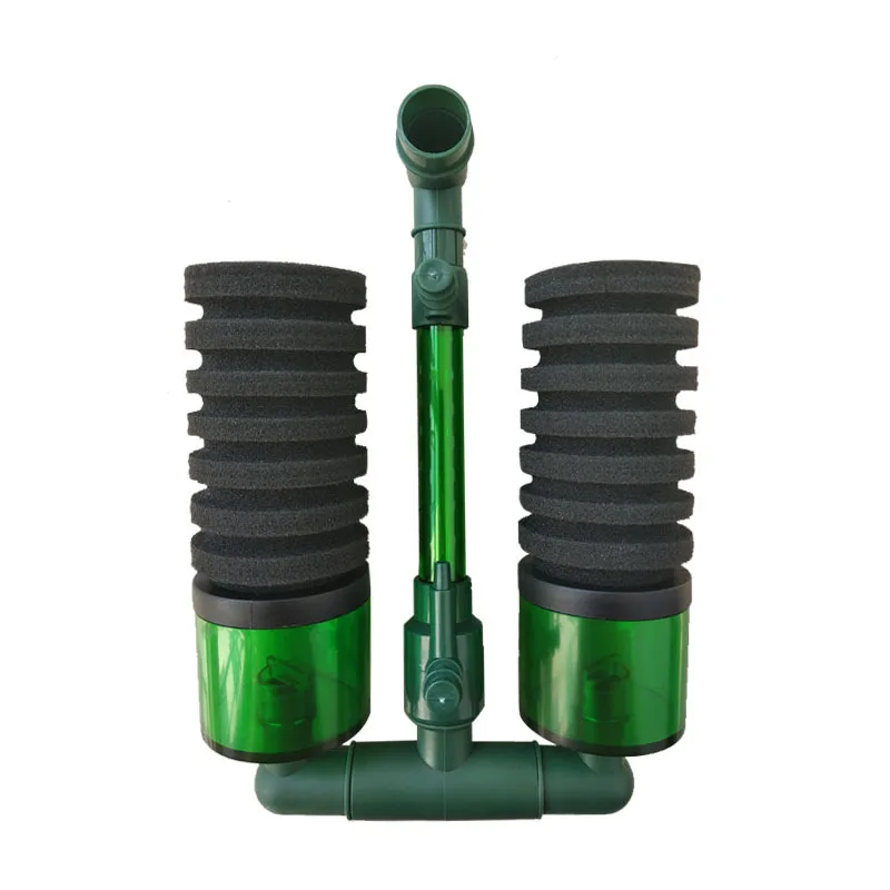 

Quiet Bio Sponge Filter Dual-Head | Betta Shrimp Small Fish Tank Filter QS-100/100A/200/200A
