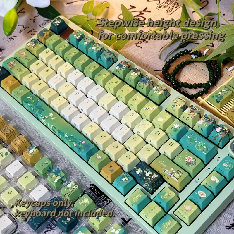 themed side-engraved translucent keycaps120KeyCHERRYHighly contoured design with dual-color injection moldingPBTSublimation