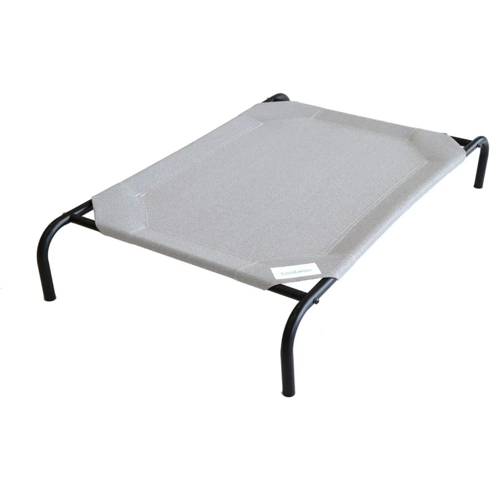 

Охлаждающая лежанка для собак с подъемным основанием для облегчения состояния суставов, дышащая, влагостойкая, пригодная для переработки, легко моющаяся, серая, большая