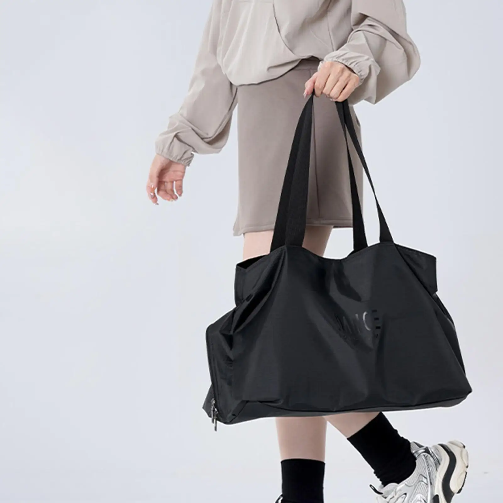 

Танцевальная сумка-тоут, стильный эргономичный подарок для туалетных принадлежностей, сумка на молнии, сумка для танцевальной обуви для занятий спортом на открытом воздухе, гимнастика выходного дня