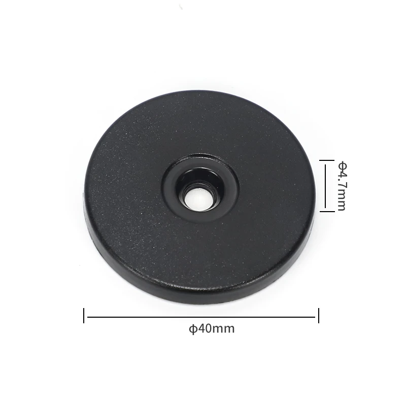 Waterproof RFID Security 40mm ABS Anti-metal epc gen2 UHF Rfid Patrol Tag With Sticker