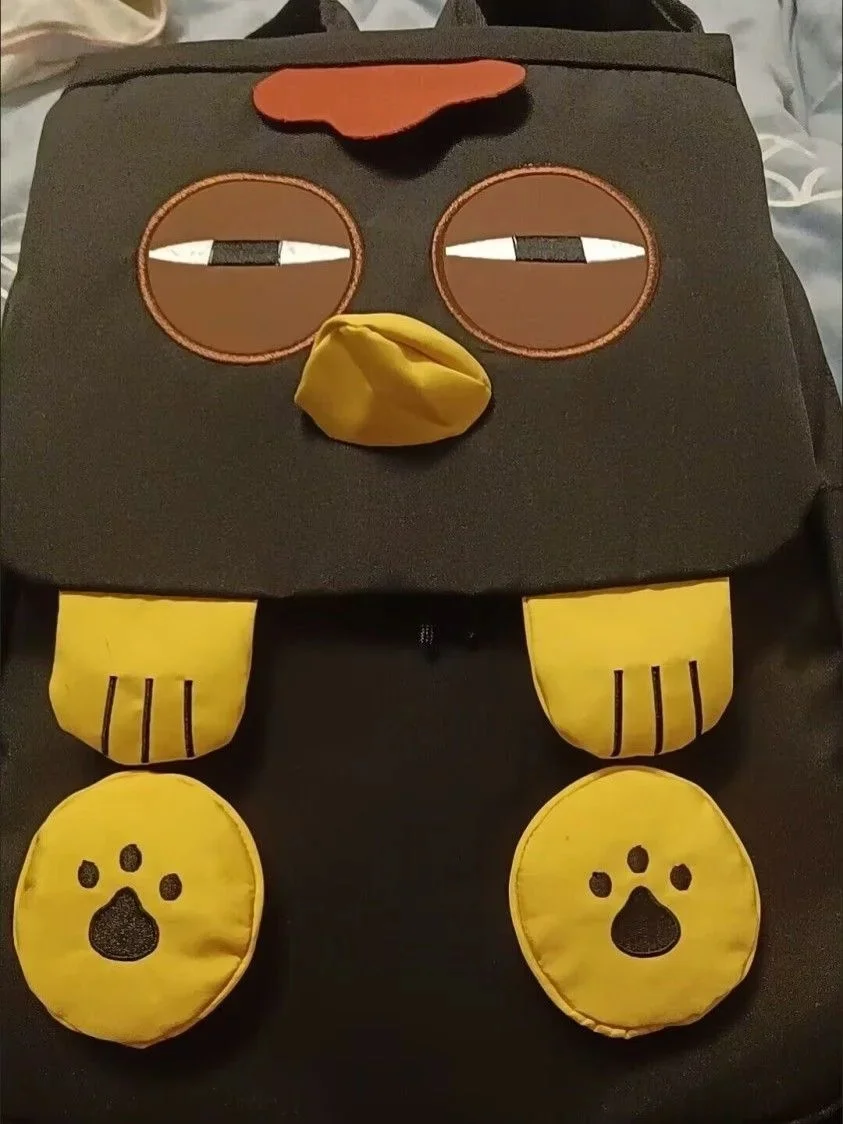 

Рюкзак Kawaii Chicken с героями мультфильмов, японский корейский модный повседневный школьный рюкзак большой емкости для студентов колледжа