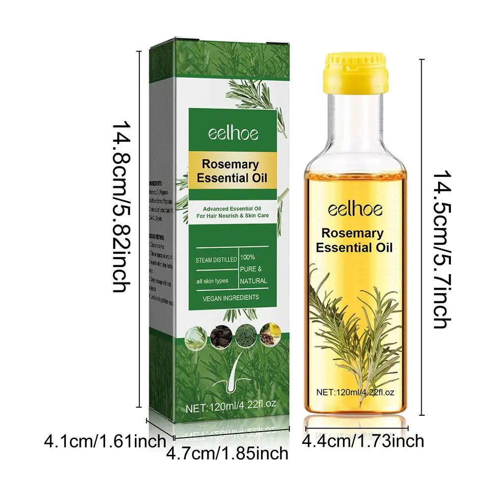 Rosemary Essential Oil for Hair Growth and Skin Care 100% Pure Natural Premium Grade for Enhancing Nourishing Hair Quality