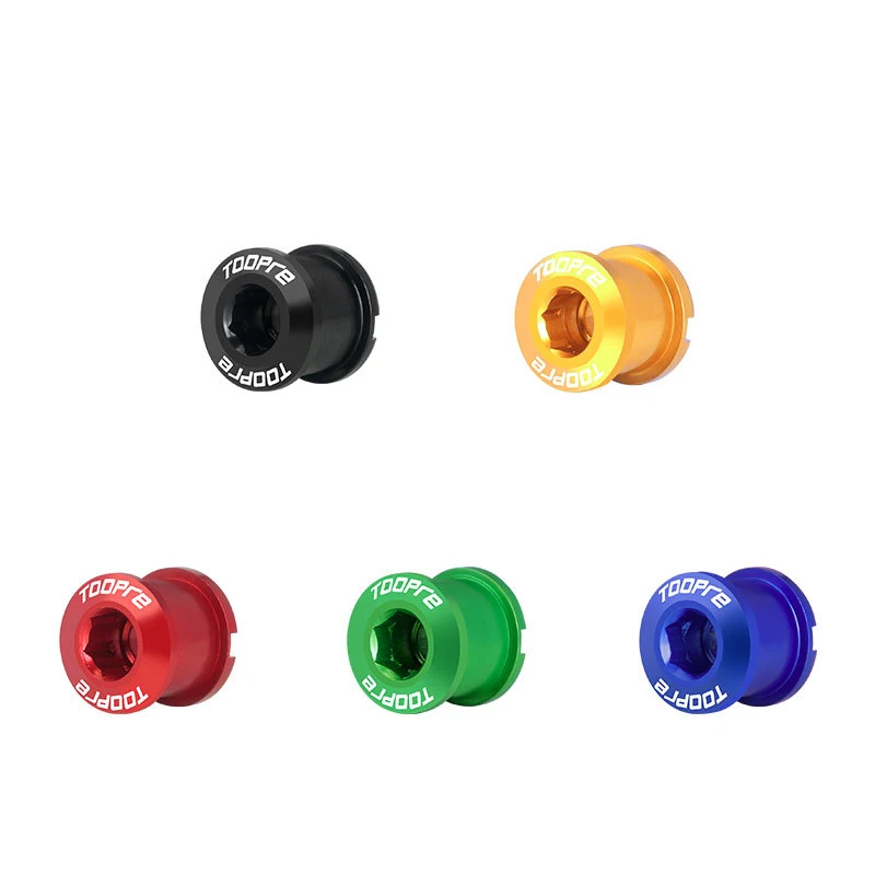 Toopre MTB Bicycle Chainwheel Screws Cycling Chainring Wheel Bolt Alloy Plate Nails Sprocket Road Bike Screws For Crankset Parts
