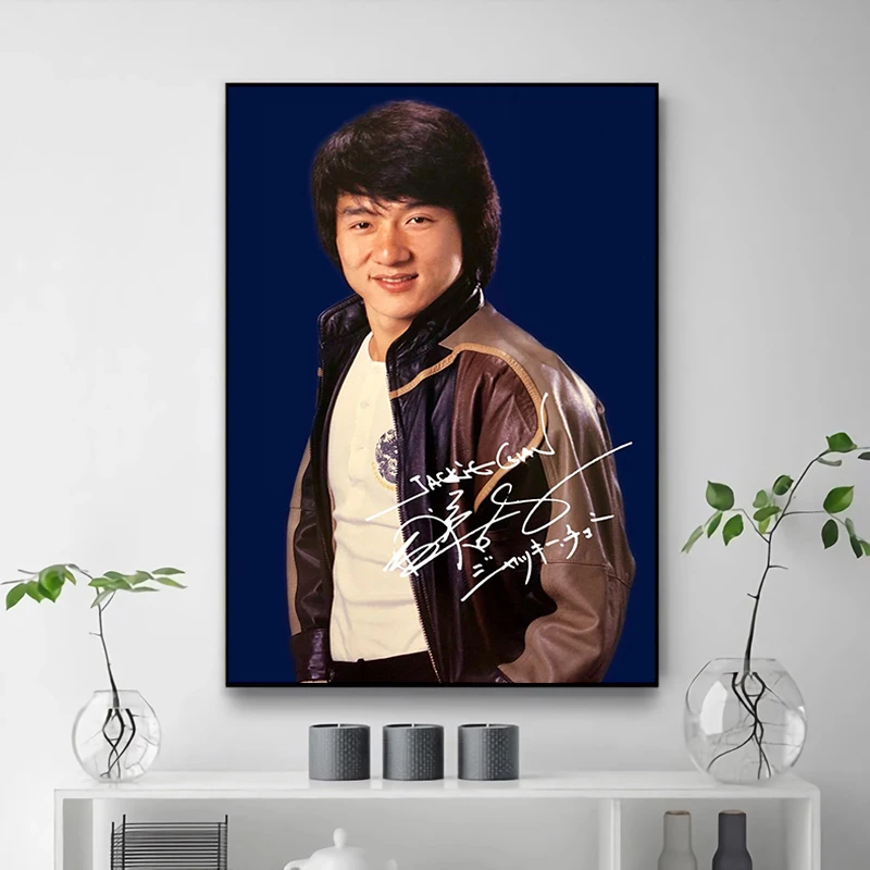 Jackie Chan Posters for Wall Decoration Painting Home Decore With Free Shipping Decorative Paintings Poster Cute Room Decor Art