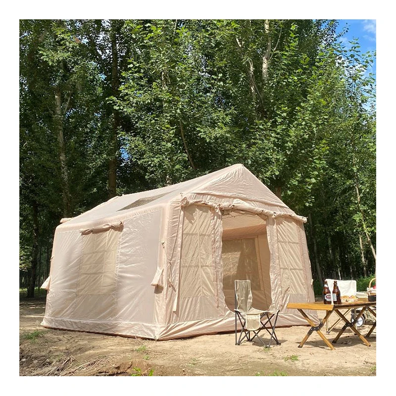 

Multi Person Big Glamping Inflatable Camping Outdoor Tent 300x300x215cm Waterproof Inflatable Air Tent