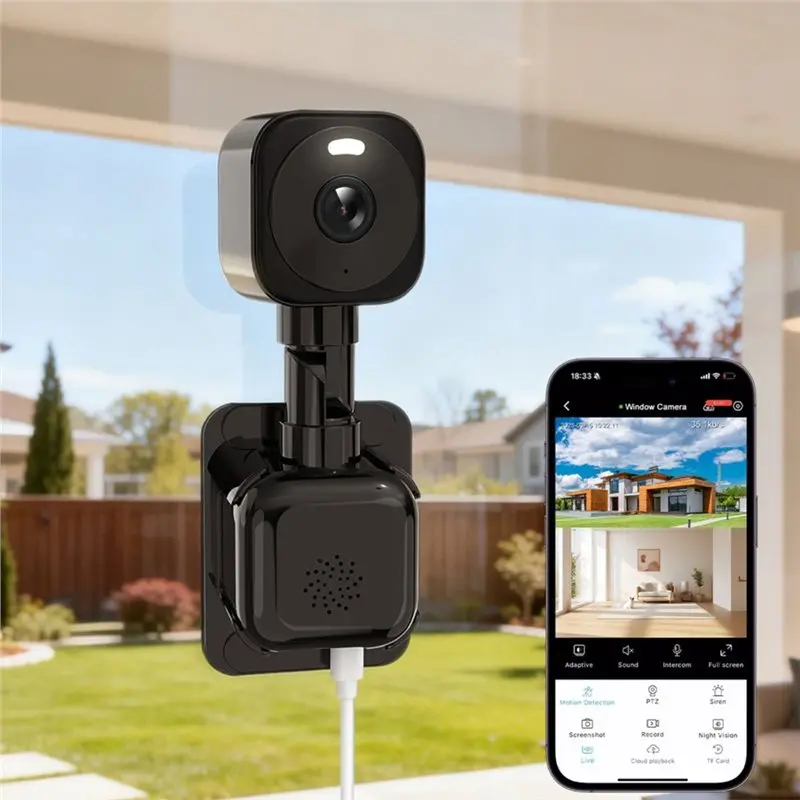 B63B-Dual Band 5Ghz Wifi 2K Resolution Window Camera Indoor Outdoor Color Night Vision Motion Detection Home Security
