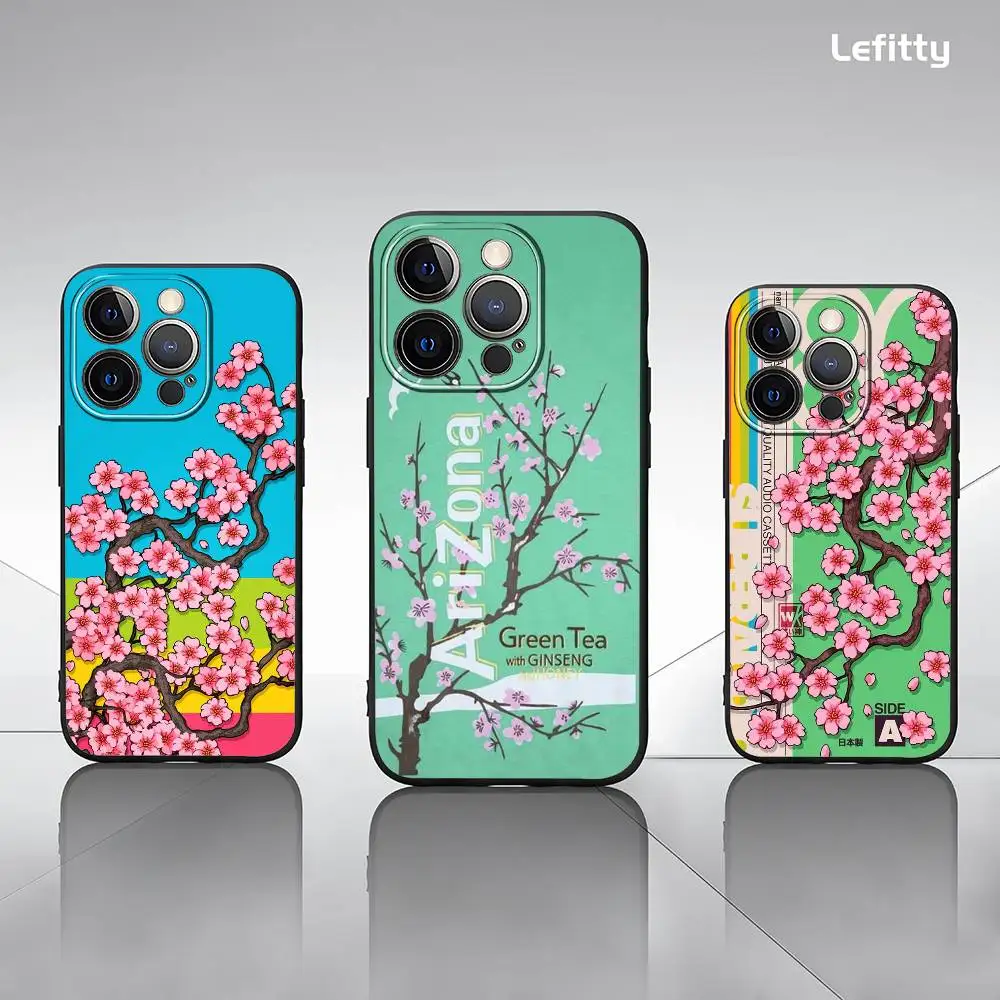 

Arizona Iced Tea Phone Case For iPhone 16 15 14 13 Pro Max Plus Mini Frosted Soft Shell Funda Shockproof Cases