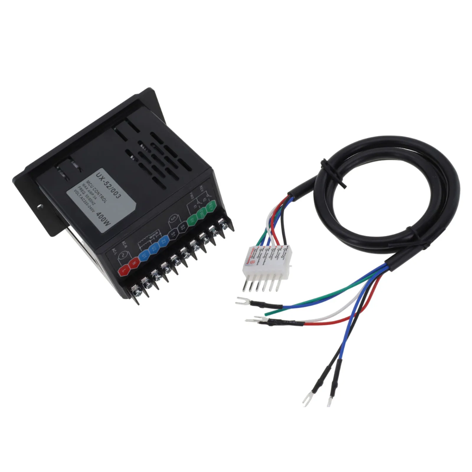 Motor Regulator UX 52/003 with 400W Capacity AC110-240V Input 50/60Hz Compatible 90-1400 RPM Range Digital Governor