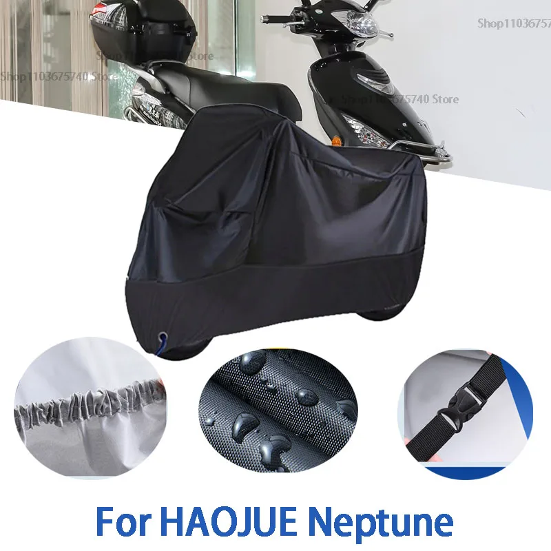 

Motorcycle Full Covers For HAOJUE Neptune Car Outdoors Sun Protection Dust No Ear Thickened Oxford Clothcover Accessories
