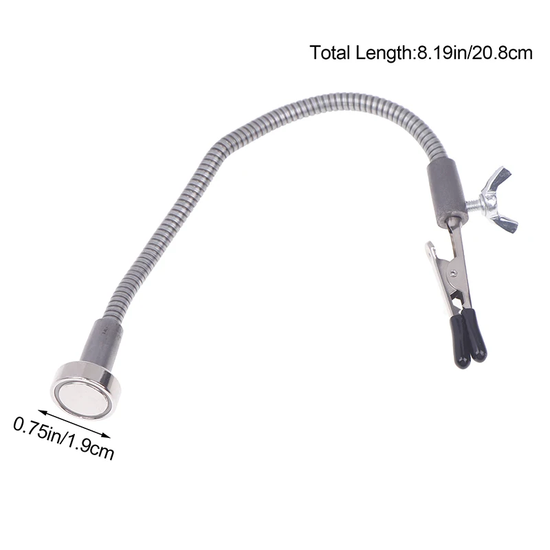 Magnetic Base PCB Board Fixing Clip Holder Soldering Station Welding Flexible Arm Solder Assistant Tool For Motherboard Repair