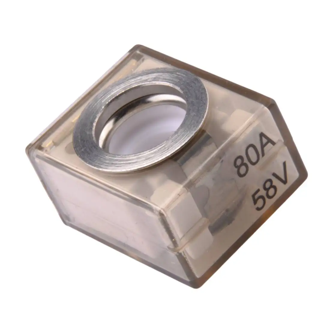 Waterproof 80A Marine Rated Battery Terminal Fuse Only 58V Maximum Fit For Car RV New