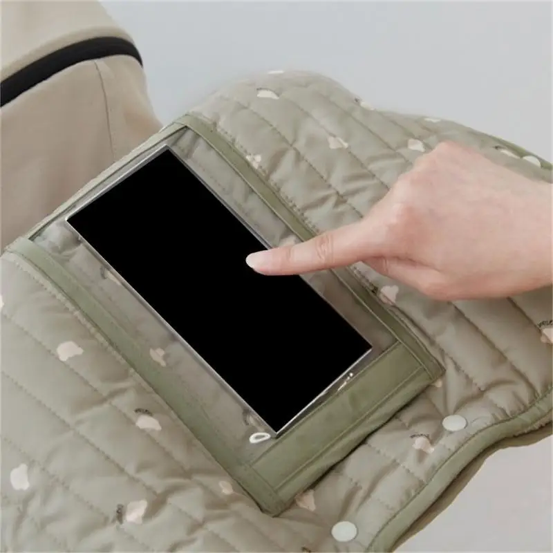 F3KC عربات الأطفال الأنيقة والعملية يفشل اليد قفازات مبطنة بالصوف قفازات مقاومة للرياح غطاء عربات الأطفال ملابس مريحة لفترة #5