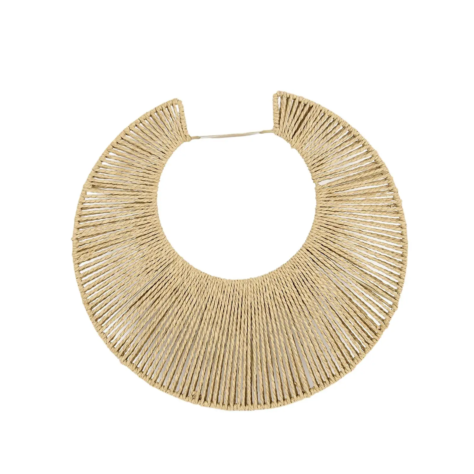 

Woven Lampshade Versatile Rustic Vintage Pendant Light Shade Light Cover Decoration for Restaurant Kitchen Island Cafe Farmhouse