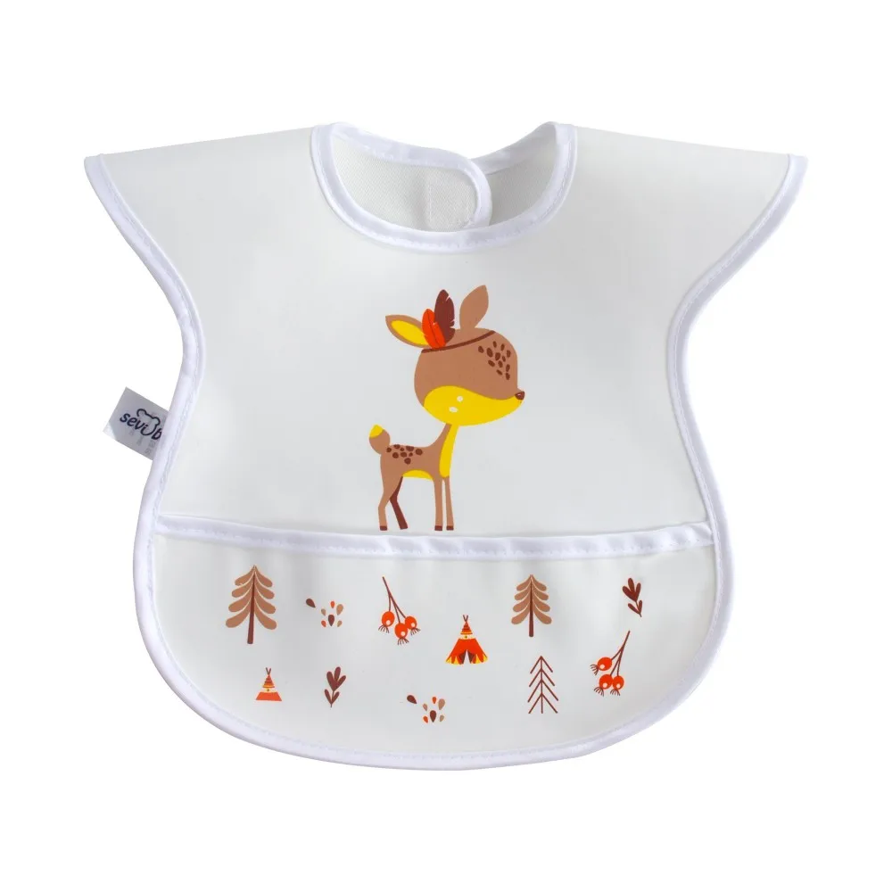 White Color Velcro Oilcloth Aprons