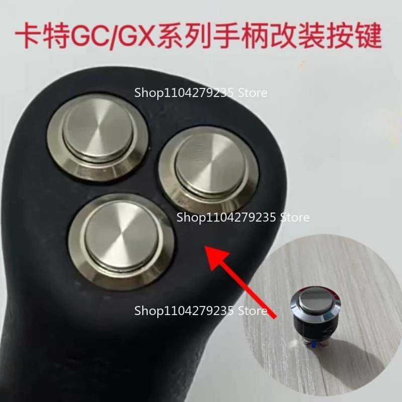

3pcs Metal Control Handle Button Switch For Caterpillar 320GC 323 326 330 336 345GC 349 350 Excavator