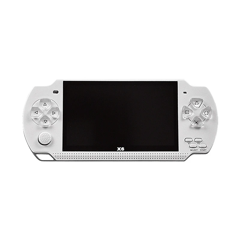 2025 X6 Handheld Game Console 4.3 Inch Screen Mp4 Player Mp5 Game Player 8Gb Support For Psp Game Camera Video E-Book C