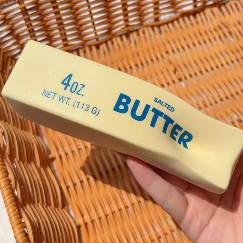 14/24CM Butter Stick Fidget Toys Squishy Elastic Cheese Stick Funny Decompression Stress Anxiety Relief Squeeze Prank Toy Relax - view 2
