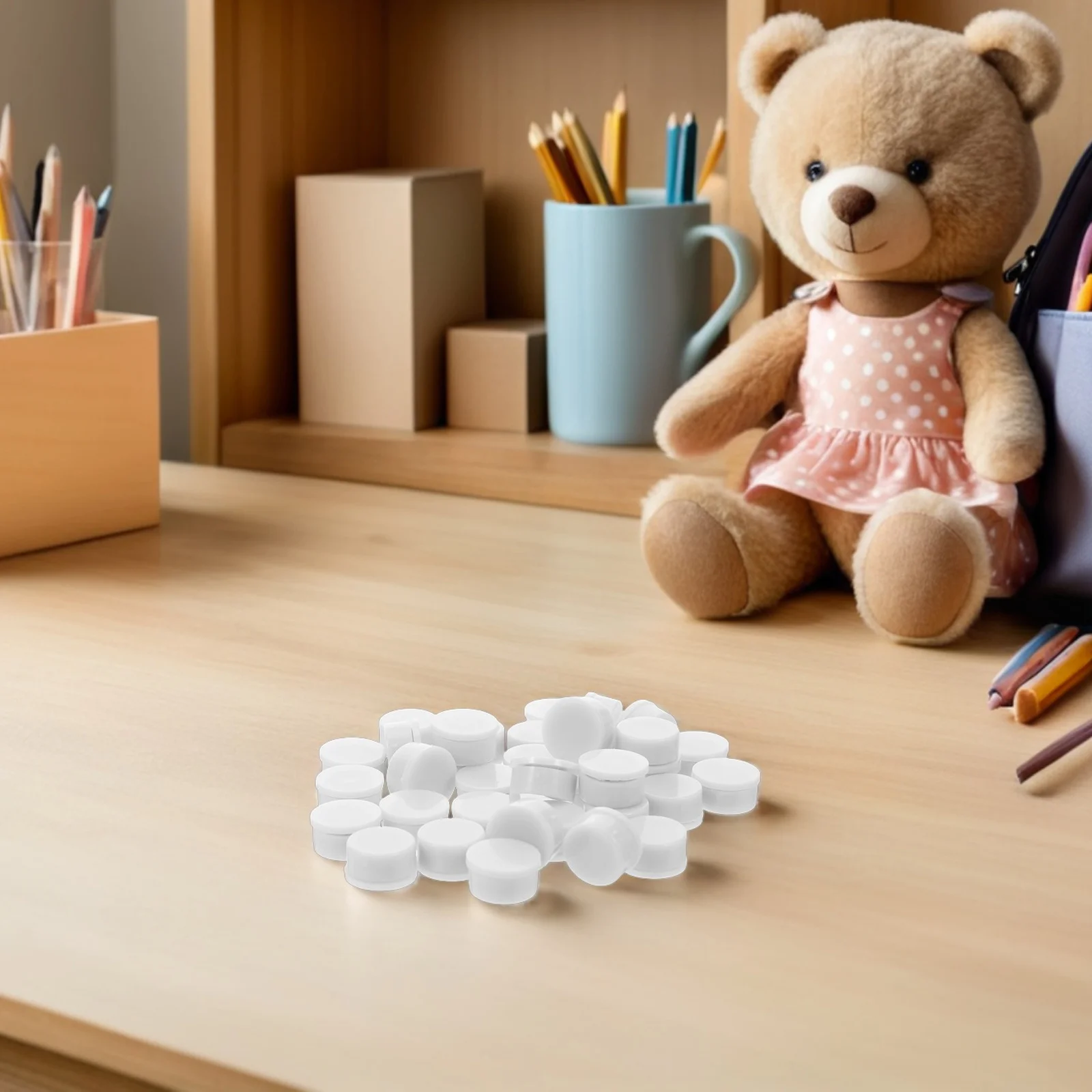 

50Pcs Rotating Bearing Base DIY Swivel Craft Accessory for Windmill Hair Clips Jewelry Making Ball Bearings Craft Project