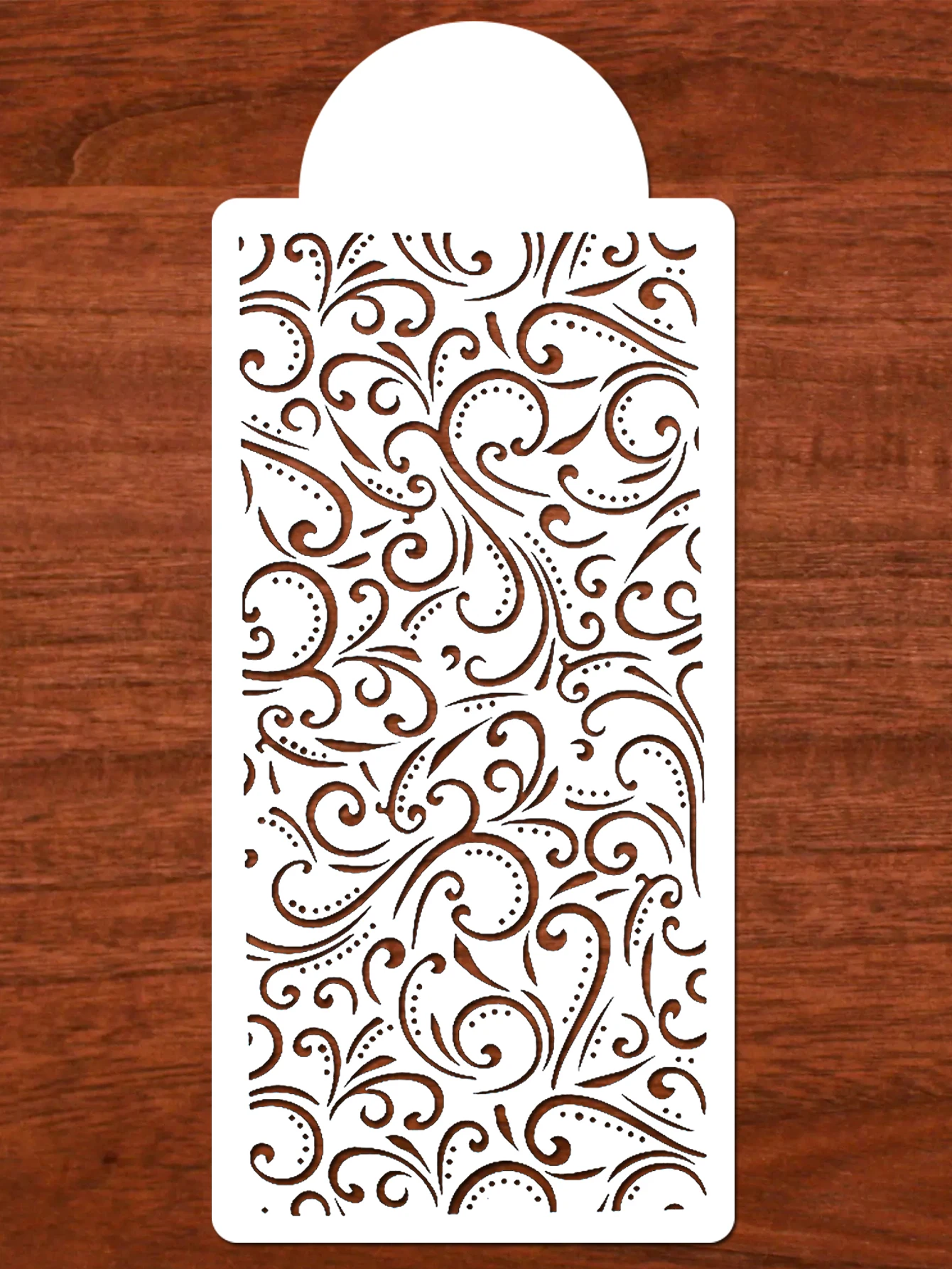 Willow Branch Design Cake Stencil for Fondant Biscuit Plant Cake Decorating Tools Baking Wedding Party Food Grade PET Templates
