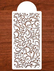 Willow Branch Design Cake Stencil for Fondant Biscuit Plant Cake Decorating Tools Baking Wedding Party Food Grade PET Templates