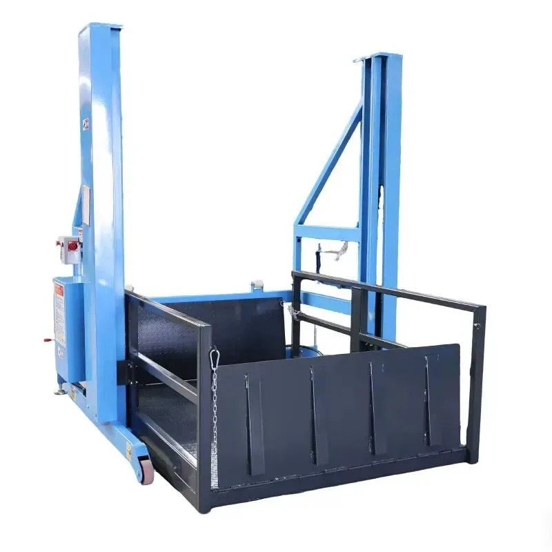 2T Portable Hydraulic Loading Unloading Platform 1700mm Lift Height High Manganese Steel Fast Lifting Table