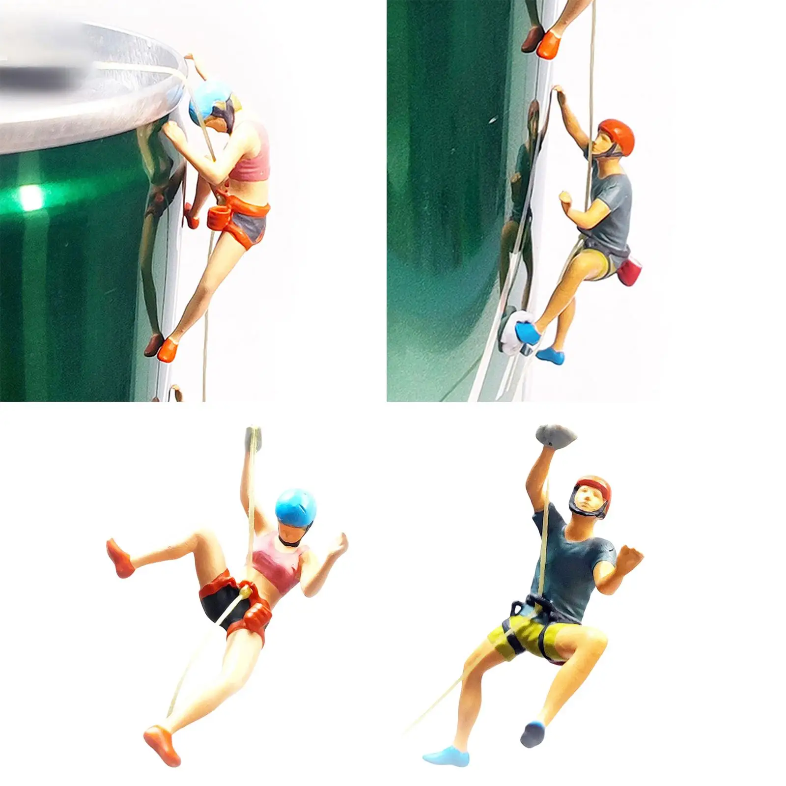 1/87 Climbing People, Role Play Figure, Action Figure, Miniature Scene, People