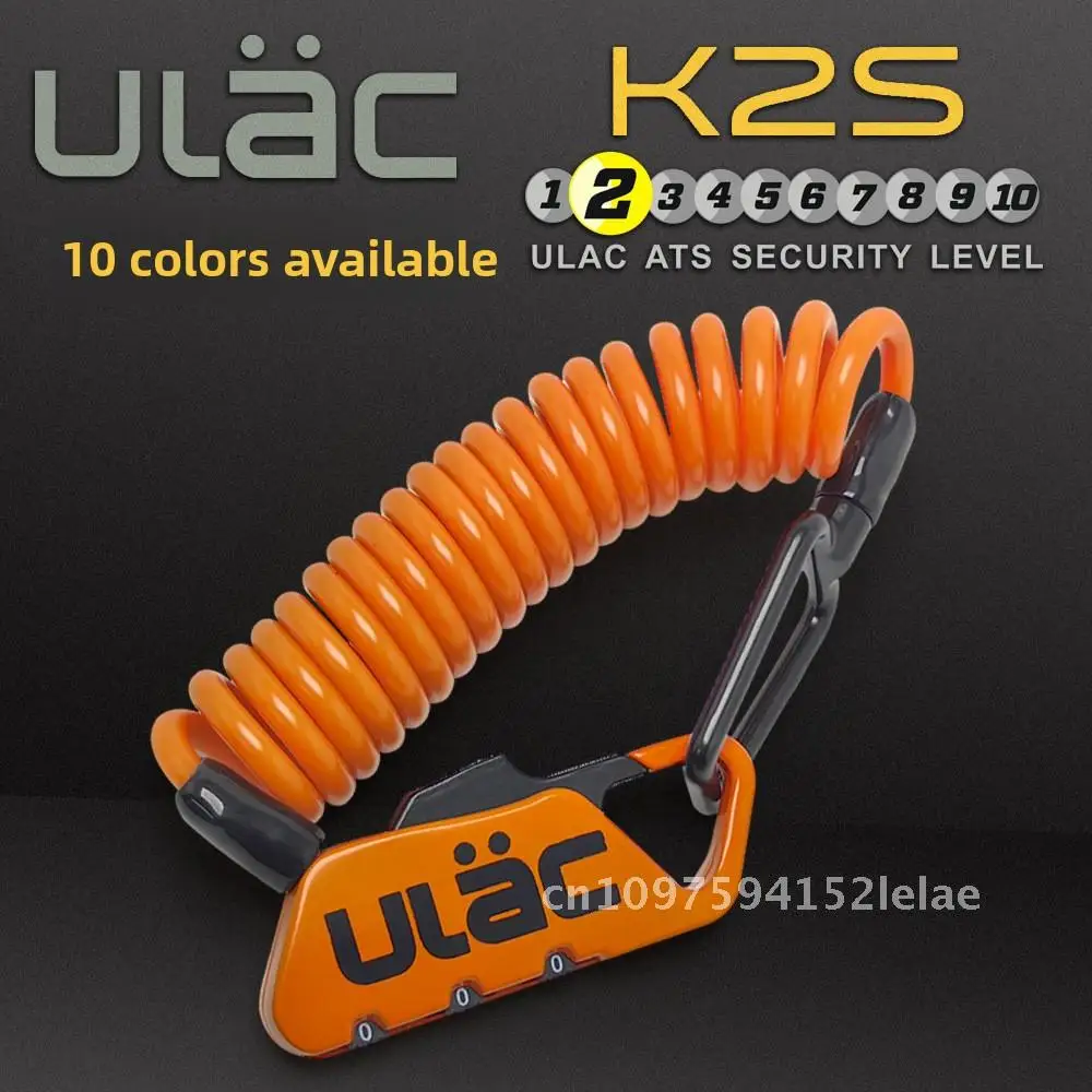 

Противоугонный замок для велосипедного шлема, телескопический стальной трос со сменным паролем, унисекс, красный/синий/черный/серебристый/серый/желтый/оливковый