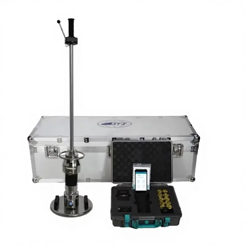 Portable Drop Weight Flexometer Dynamic Slab Load Tester for Elastic Modulus and Deformation Measurement