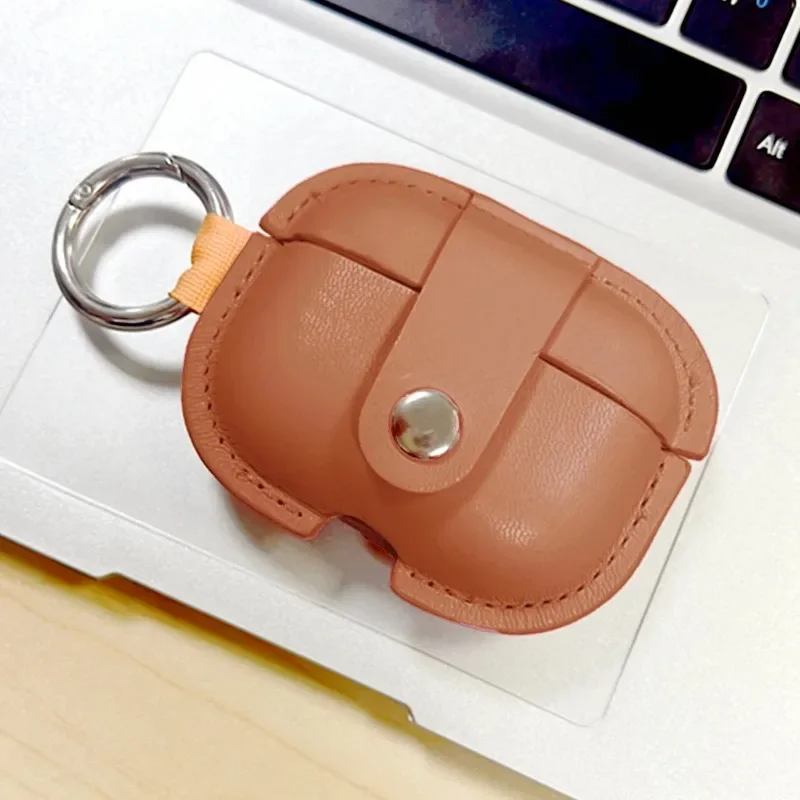 Мягкий чехол для наушников Apple Airpods Pro, роскошная сумка для хранения из искусственной кожи, чехол для наушников Airpods 4 3 pro 2n gene