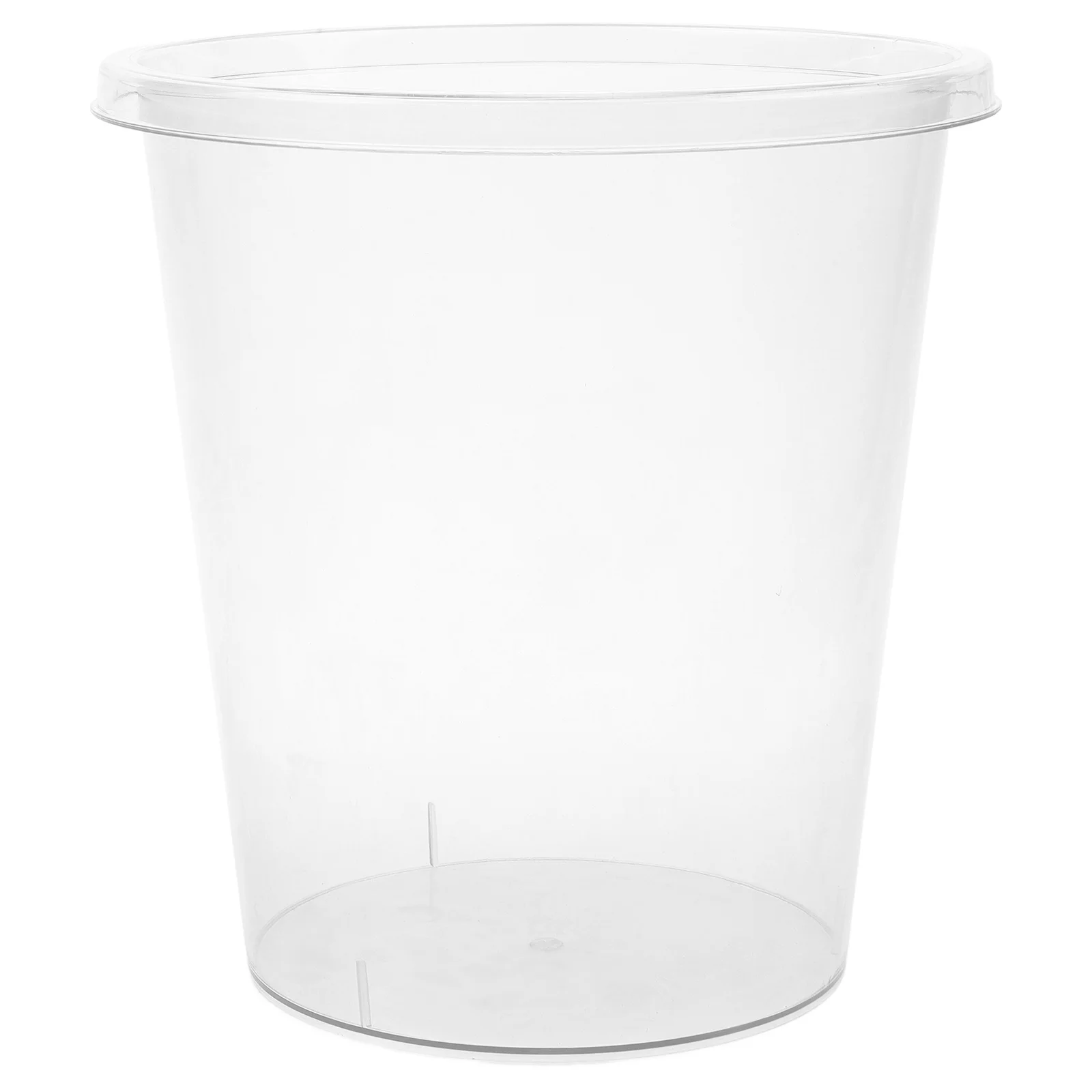 

Большой прозрачный пластиковый мусорный бак без крышки, бытовой мусорный бак для спальни, кухни, гостиной, ванной комнаты, мусора