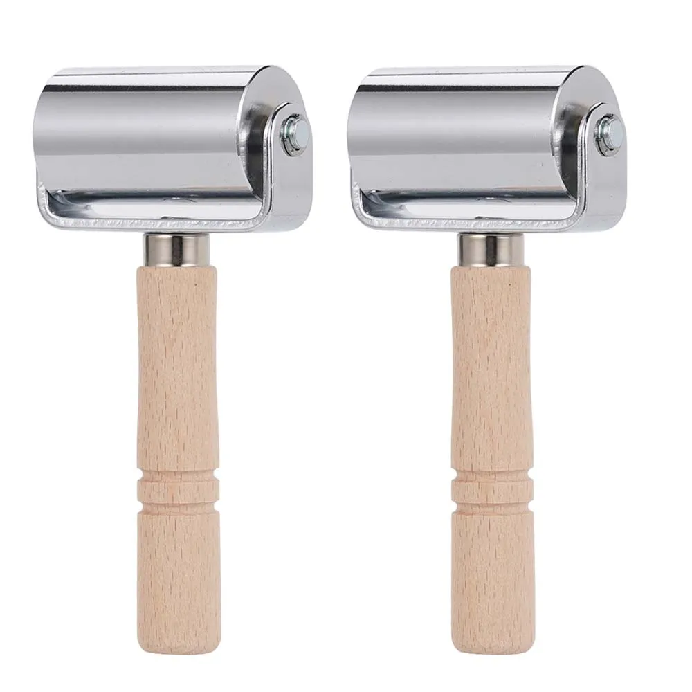 

2 шт., ролик для кожи, ручной инструмент для прессования кожи для обработки кожи, изделия из кожи, ремонт кожи, сделай сам, ремесло