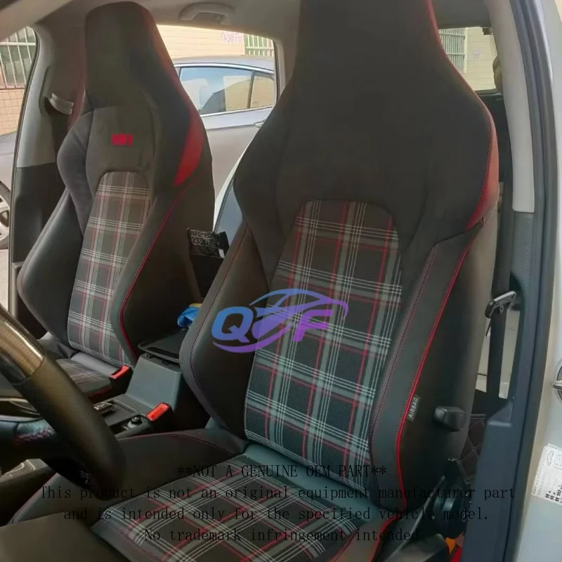 Car Sports gti Seats Racing Seat for Volkswagon Golf8 Upgade Customization Design Spoge Synthetic Real Leather Cover