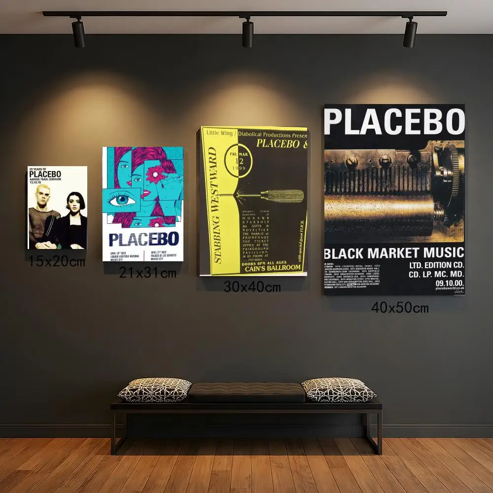 band P-Placebo-O Painting Calligraphy Elegant Botanical Decor for Living Room Modern Interior Design