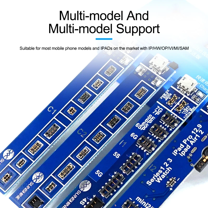 SUNSHINE SS-909 Universal Battery Charging Activation Board Tester Fast Charging Plate For iPhone ipad Android Phone Repair
