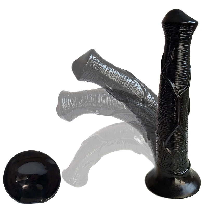 Vibrador de cavalo realista macio para mulheres, monstro extra longo, pênis animal, buceta anal, masturbação, galo grande, brincadeiras anais,