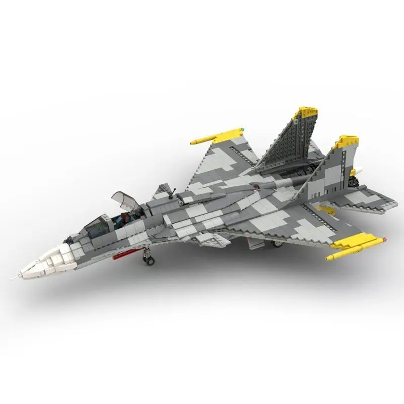 

Пользовательские MOC-32199 Sukhoi SU-37 TERMINATOR 1654, детали, игрушки, подарок на Рождество