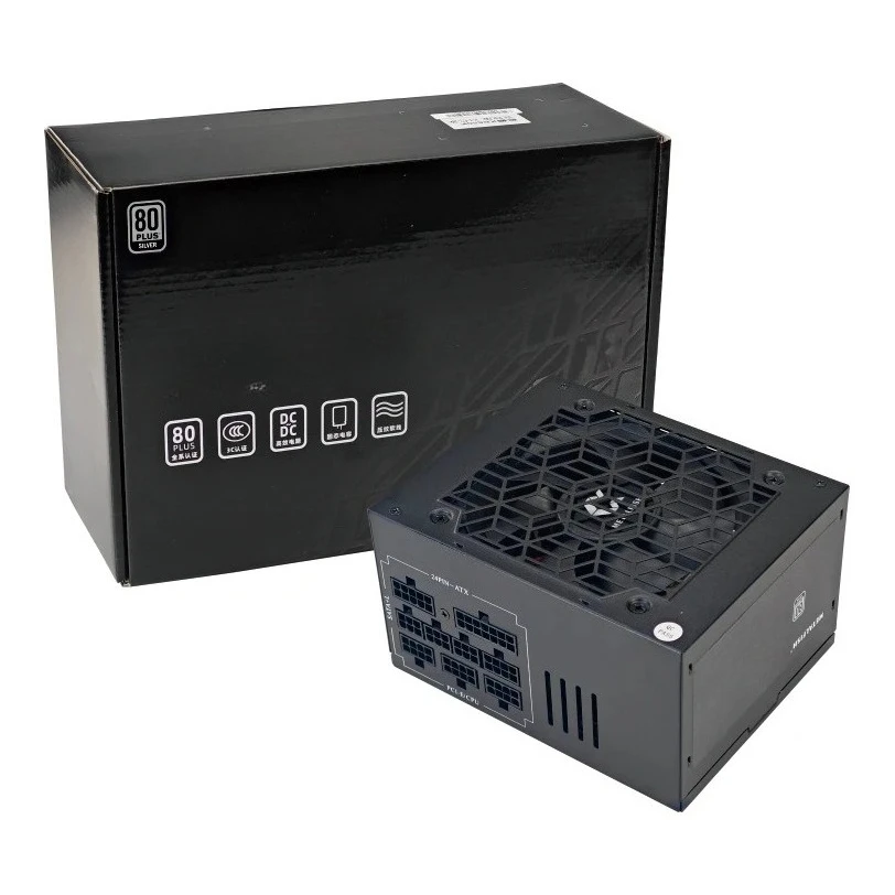 700W Black Power Supply 80 PLUS SILVER Support ATX3.0 Gaming Computer