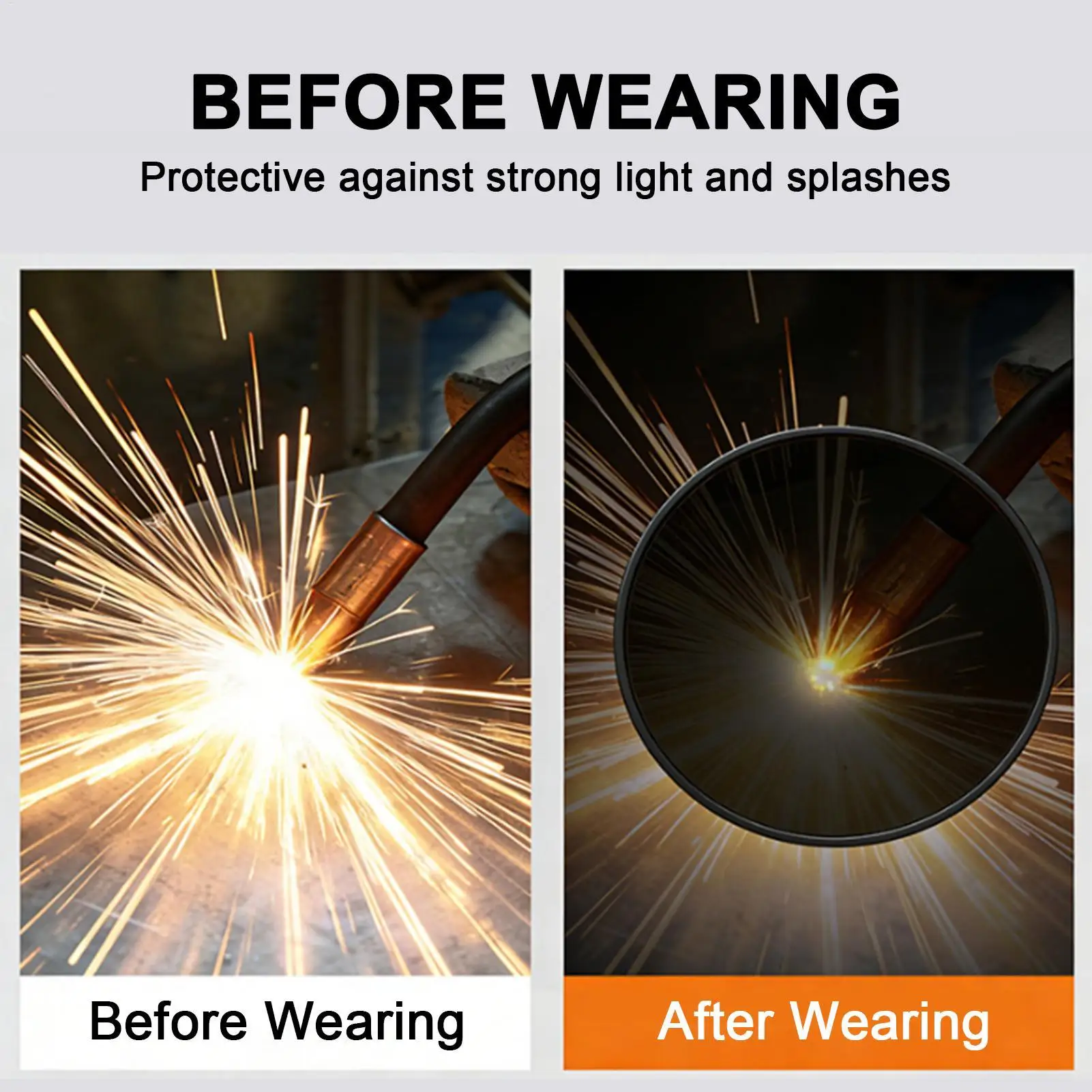 

Welder Glasses Anti-Glare High-Definition Welding Protection Glasses For Technicians Metal Fabricators Enthusiasts Mechanics