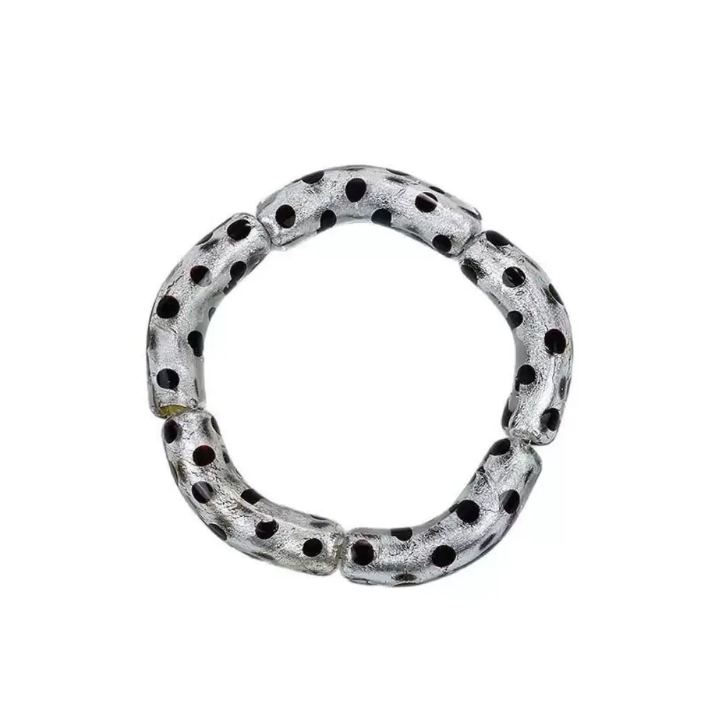 With Hole Curved Glass Beads Colorful 37 Styles Lampwork Beads loose spacer beads bracelet necklace making for 20pcs