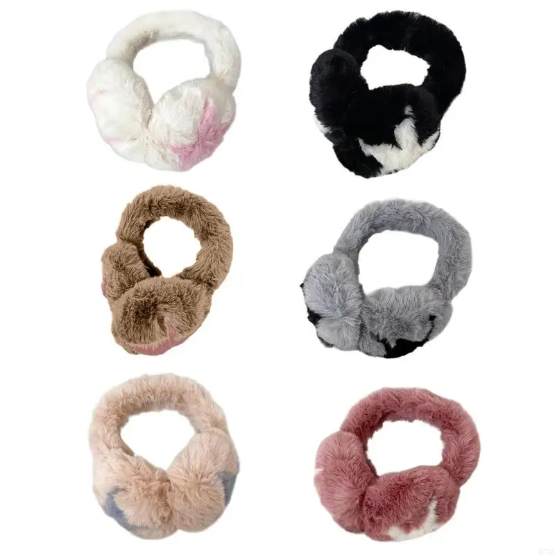 573B Fleece oorwarmers Star Decoratie unisex oormuffs koud weer oorbescherming voor winter comfortabel