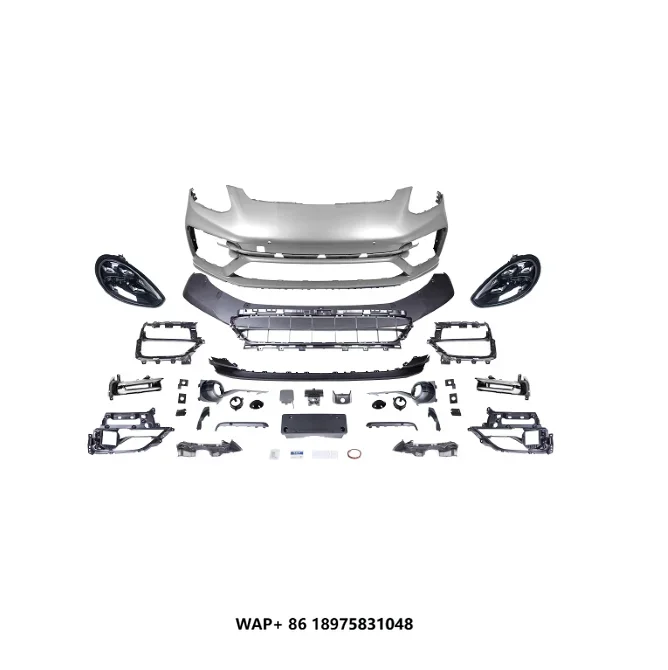 

Car Conversion Upgrade Bodykit for 970 Old to New 971 Turbos Front Bumper with PDLS Headlights