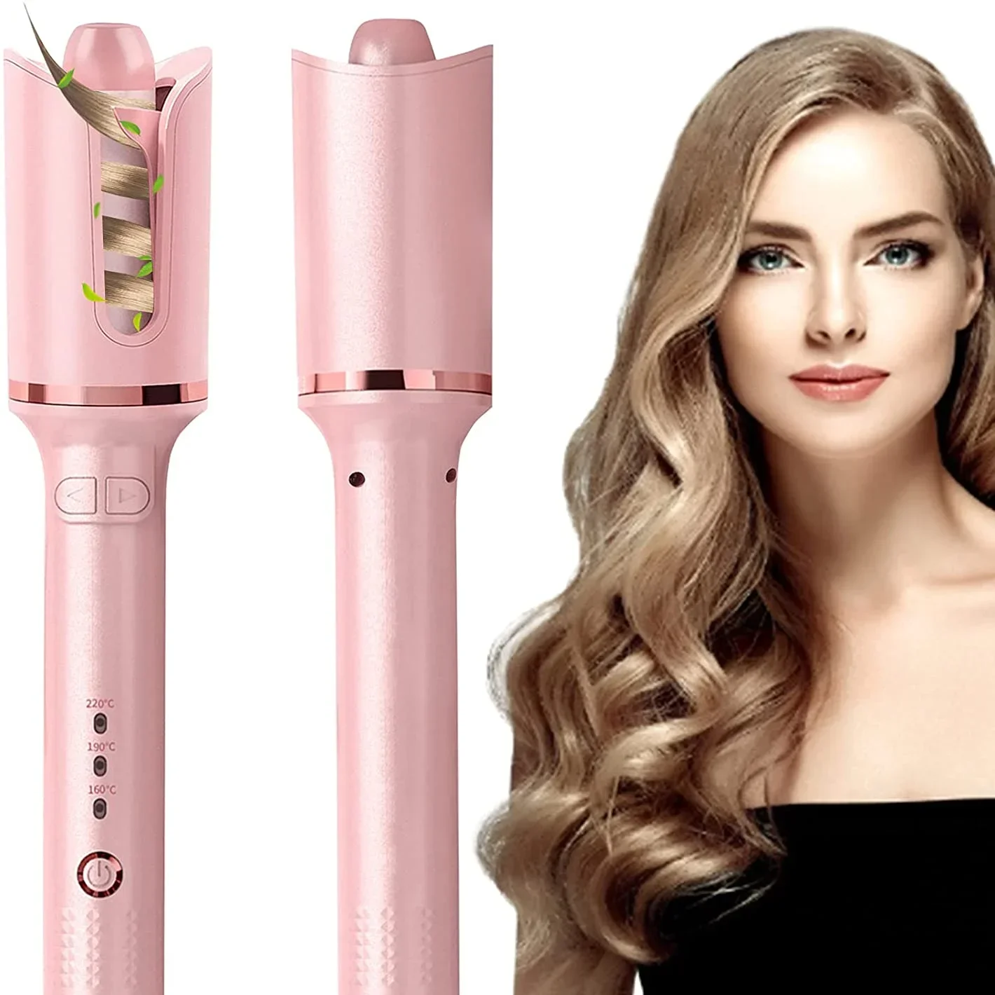 OUGU Ogu Full Automatic Spiral Electric Rotating Hair Curler Automatic Electric Hair Curler Curling Iron Automatic Hair Curler