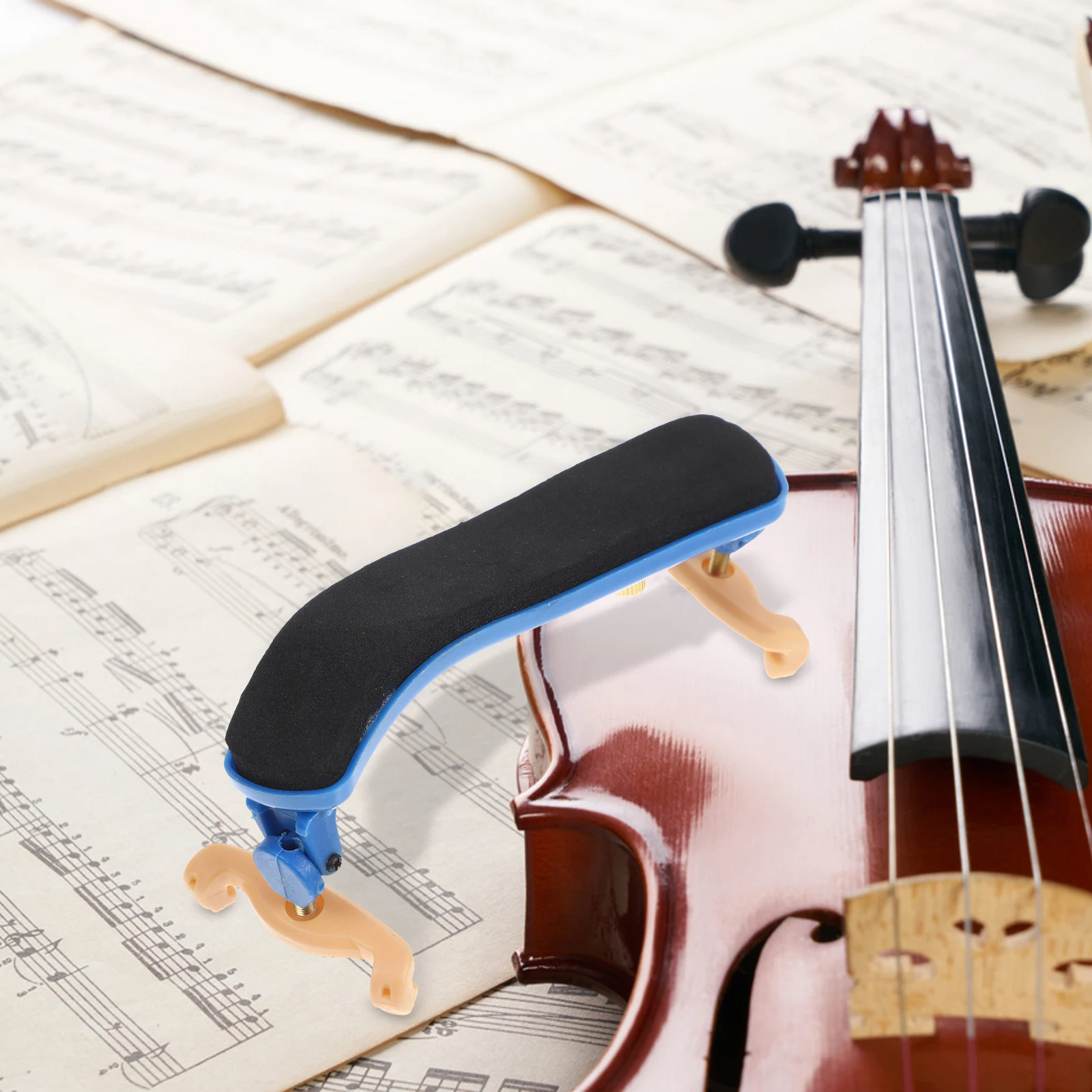 

Portable Violin Shoulder Rest Fine Material Rubber Holder Easy to use Pad Instruments Straps Bow Support Safe Natural Rubber