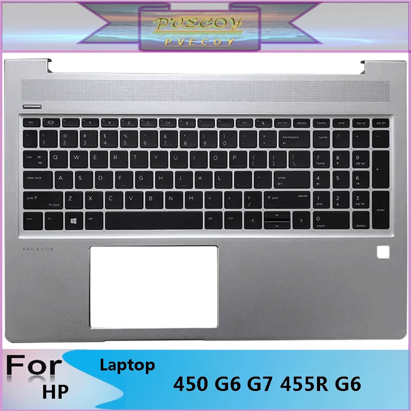 New Original For Probook 450 G6 G7 455R G6 ZHAN66 PRO 15 G2 G3 Laptop Palmrest Case Keyboard US English Version Upper Cover